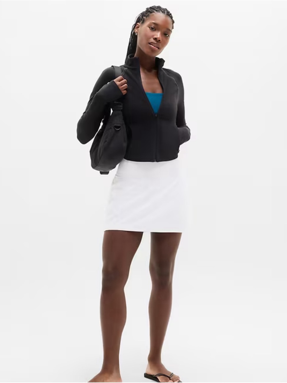 Athleta Salutation pocket skort white